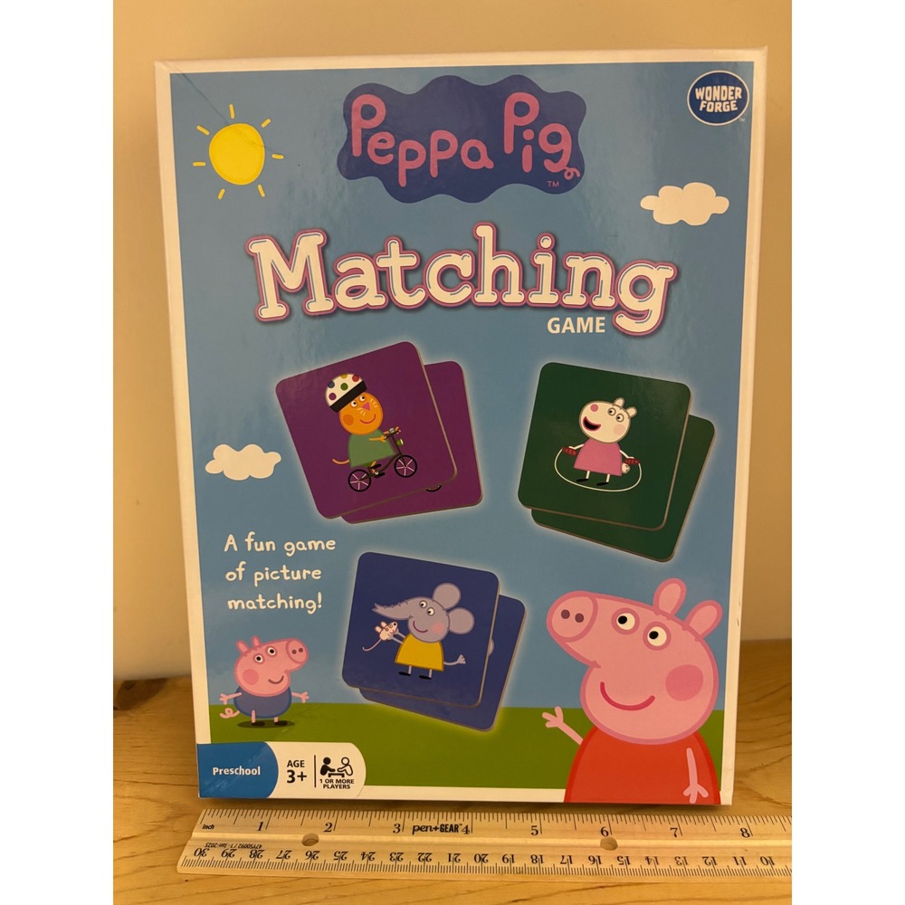 Wonder Forge Peppa Pig Matching Game Preschool Fun Picture Matching Activity